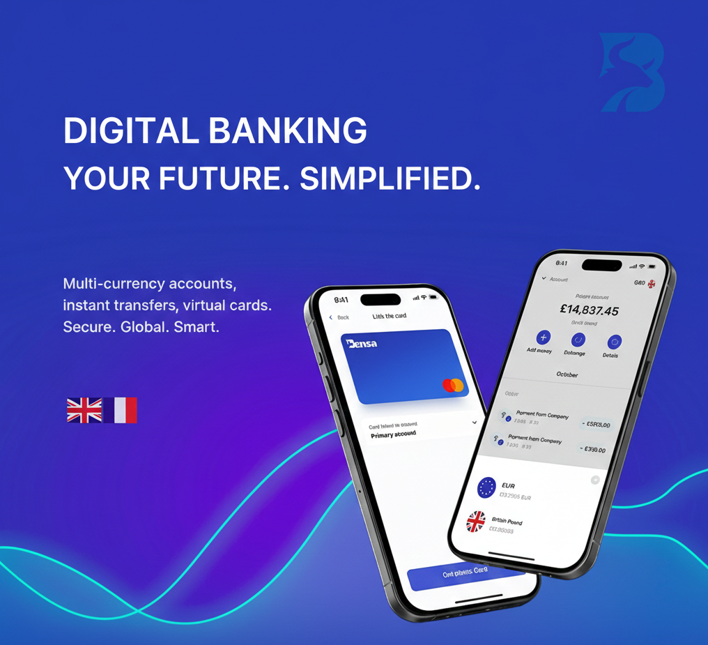 Bensa Bank digital banking interface